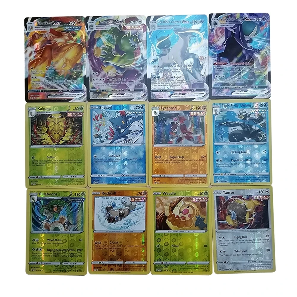 Grande pokemon cartões vstar pacote grandes grandes letras jumbo xxl 18*13cm vmax gx arceus pikachu mewtwo charizard super raro cartão do arco-íris