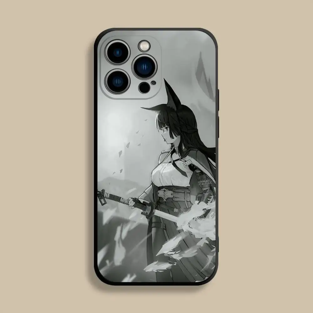 حافظة هاتف H-Hoshimi M-Miyabi ZZZ لهاتف iPhone 17,16,15,14,13,12,Pro,Max,Plus,E,SE4,Air,غطاء ناعم أسود صغير