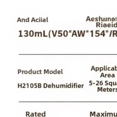 Dehumidifier with Decorative Gradient Lighting for Bedrooms Bathrooms Basements Garages 154x154x250mm White or Black