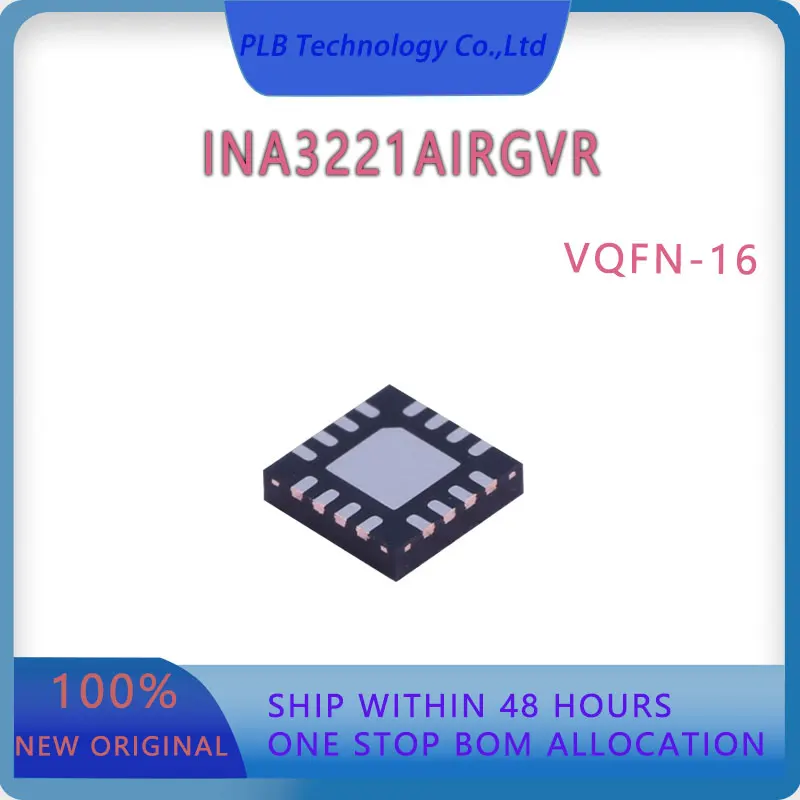 Original INA3221 Integrated Circuit INA3221AIRGVR VQFN-16 Electronic Digital Power Monitors Stock IC Chip New