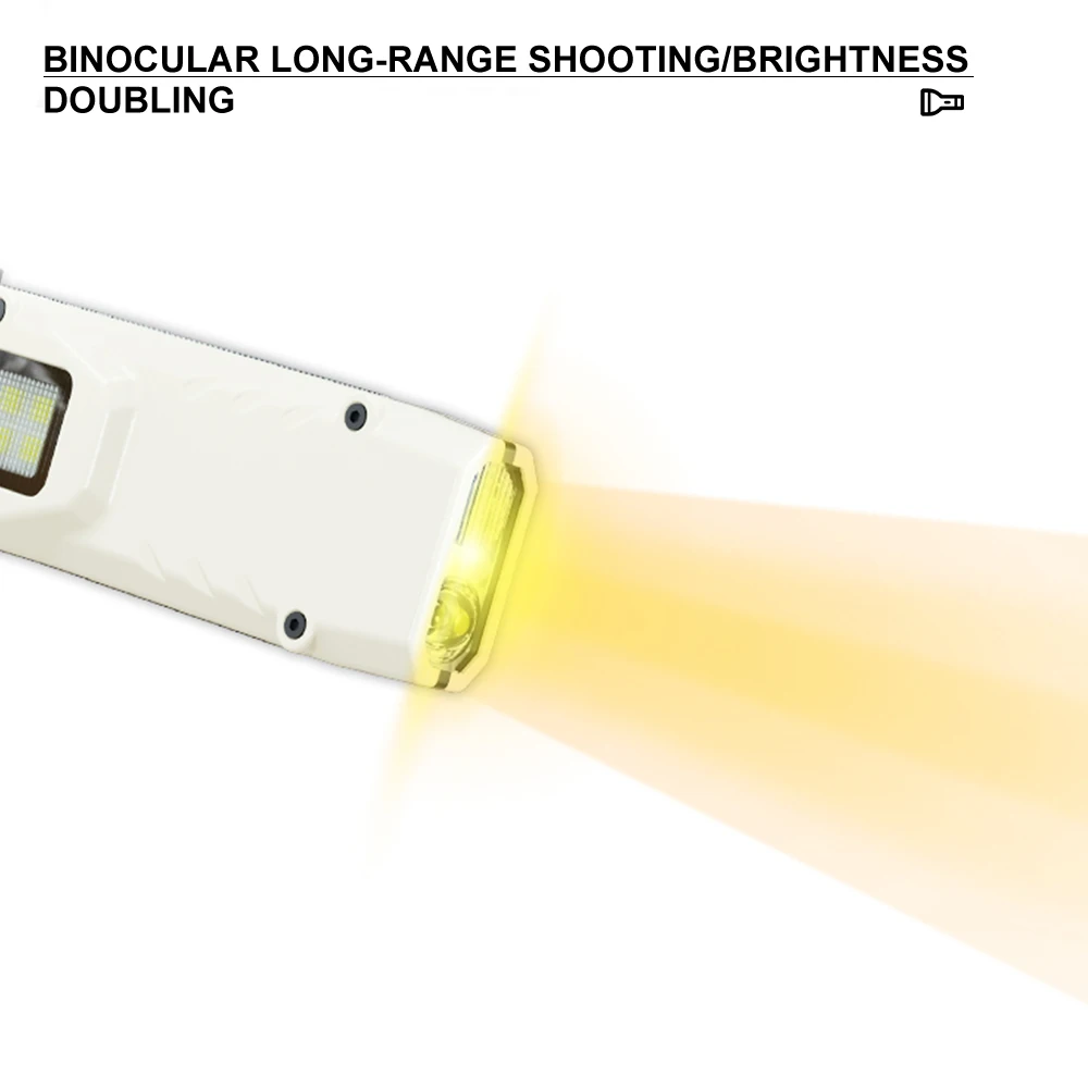 Amanfire DT007 Super 1200LM Mini Portable Flashlight IPX44 Waterproof Multi functional Currency Verification Work Light