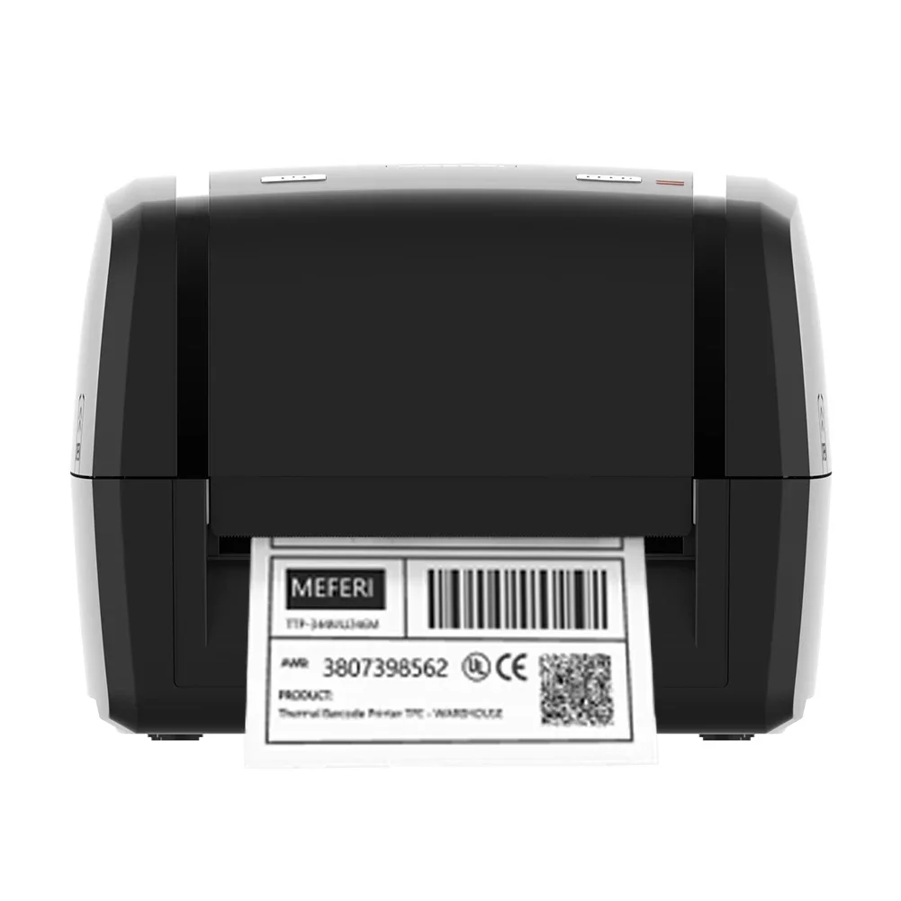 MEFERI Portable Sticker Machine Bluetooth Mini Small Black Barcode Ticket Printer 58mm Thermal Label Printer
