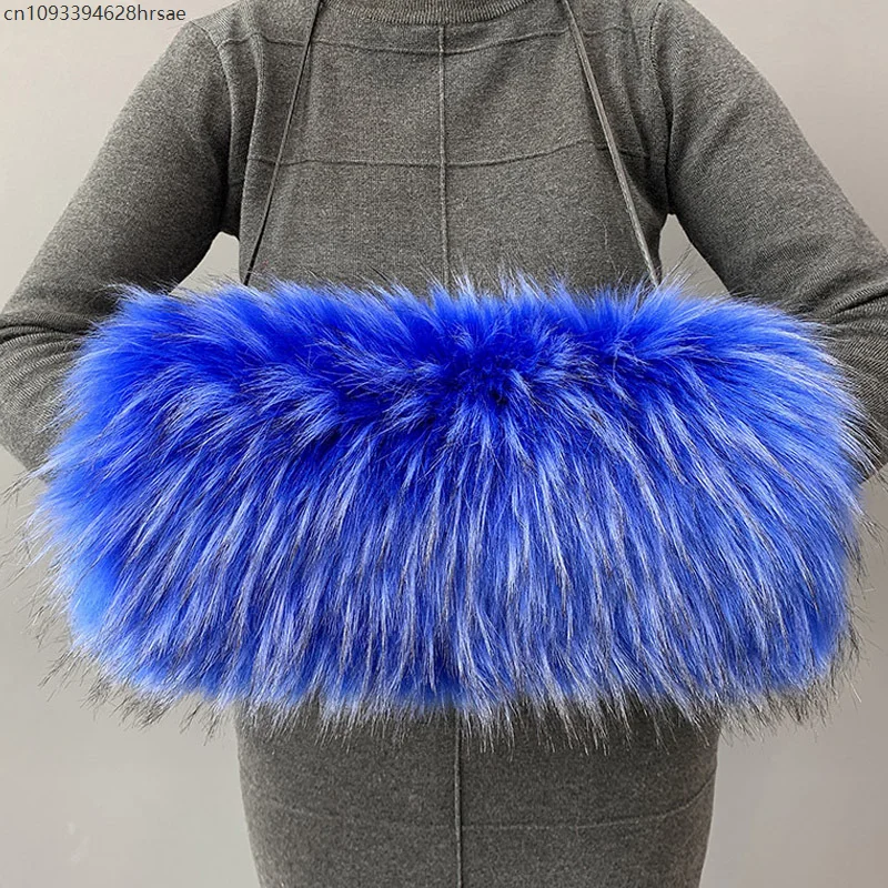 Lady Imitation Faux Fox Fur Hand Warmer Soft Thicken Gloves Plush Hand Muff  Unisex Fluffy Pillow Soft Plush Arm Sleeve