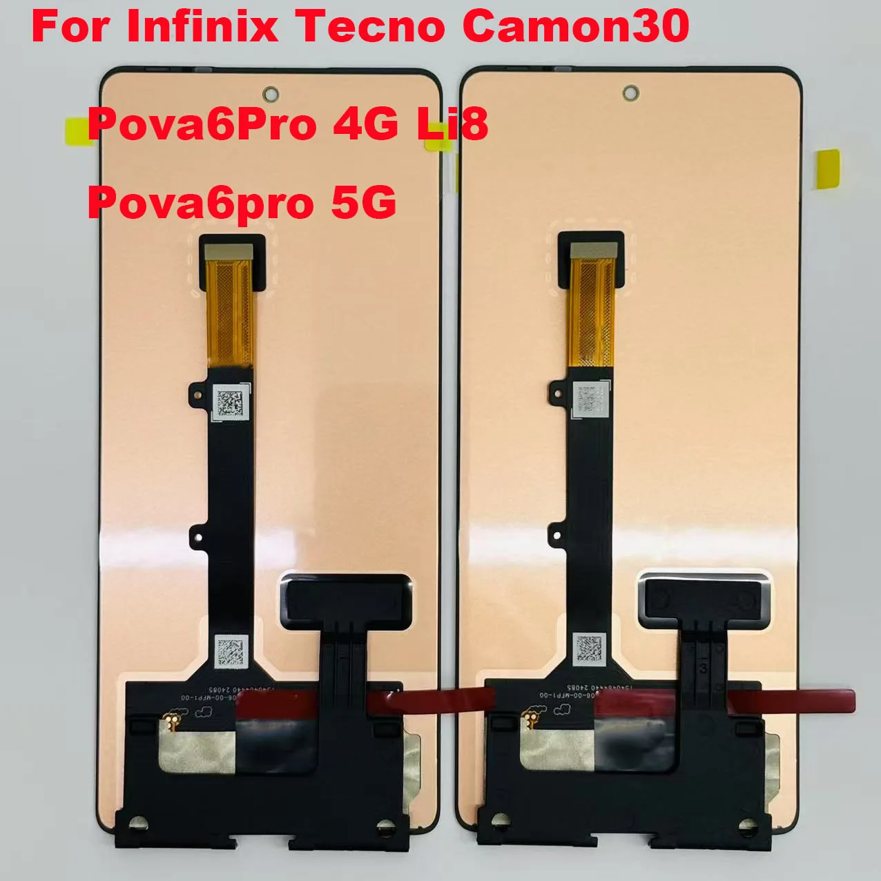 Original 6.78''For Infinix Tecno Camon 30 CL6/CL6K 5G CL7 Pova 6 Li7 Pova 6 Pro 5G Li9 ​LCD Display Screen Touch Digitizer
