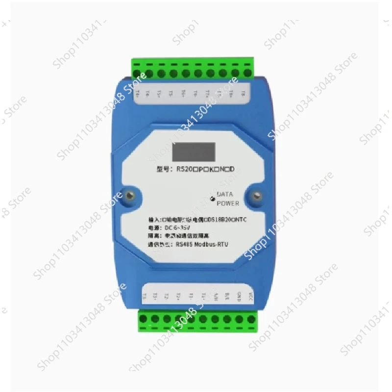 

6-channel K-type thermocouple temperature acquisition module to 485 isolated industrial grade transmitter