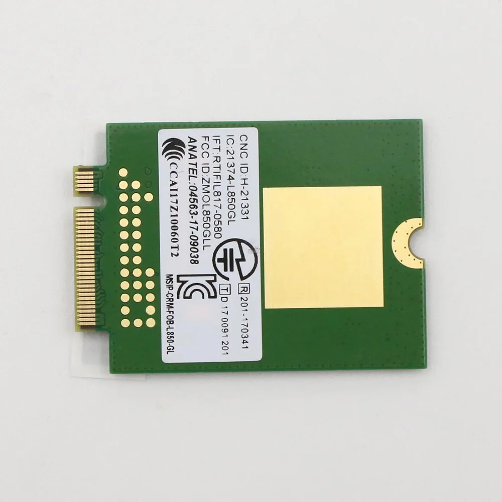 L850-GL LTE Cat9 M.2 Module FDD-LTE TDD-LTE FRU 02HK709 4G Card Intel XMM 7360 4G Module For X1 Carbon 7th 8th Laptop