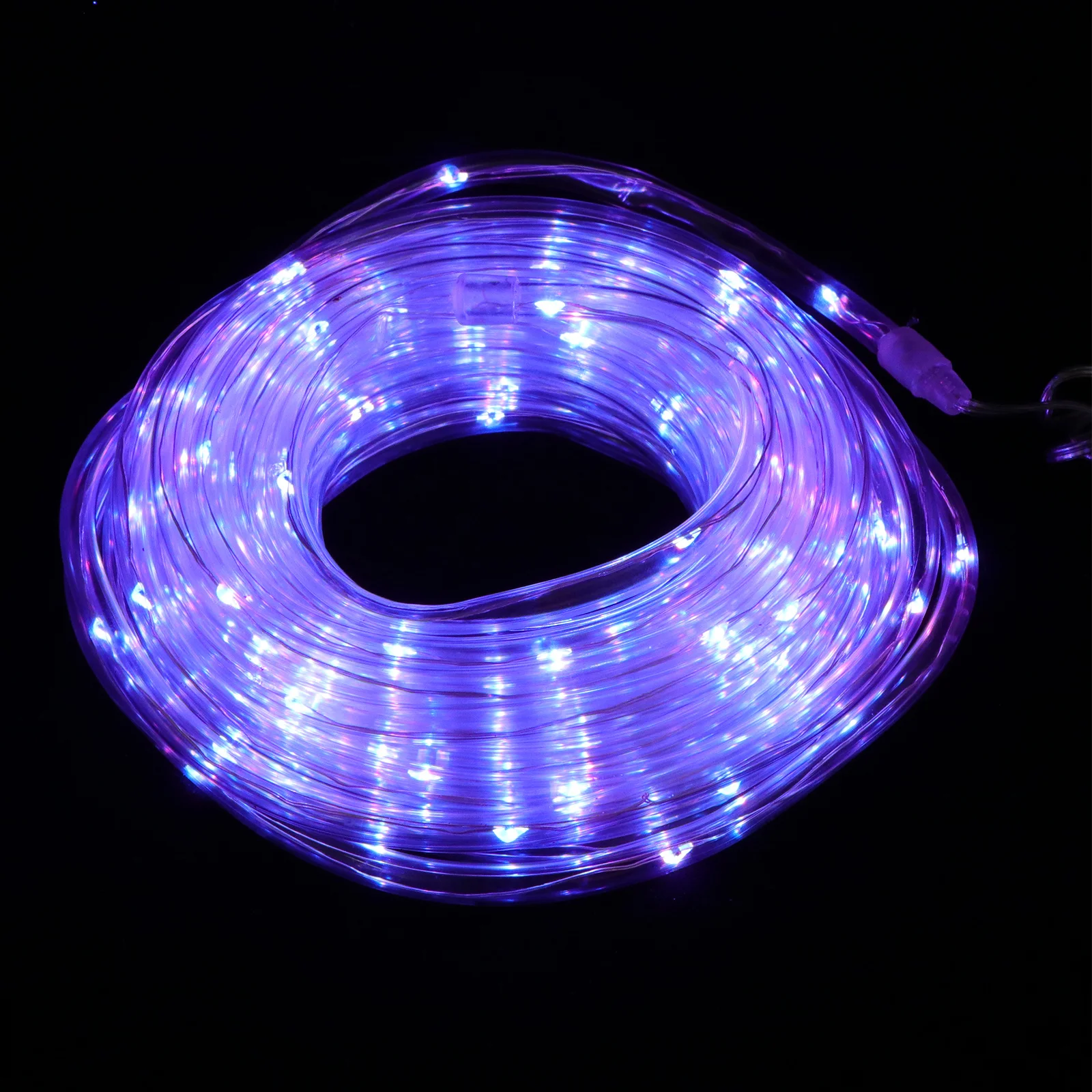 

1 Set Rainbow Tube Light For Trampoline Outdoor Festival String Light Waterproof Rechargeable Led Decor Colorful Lamp String