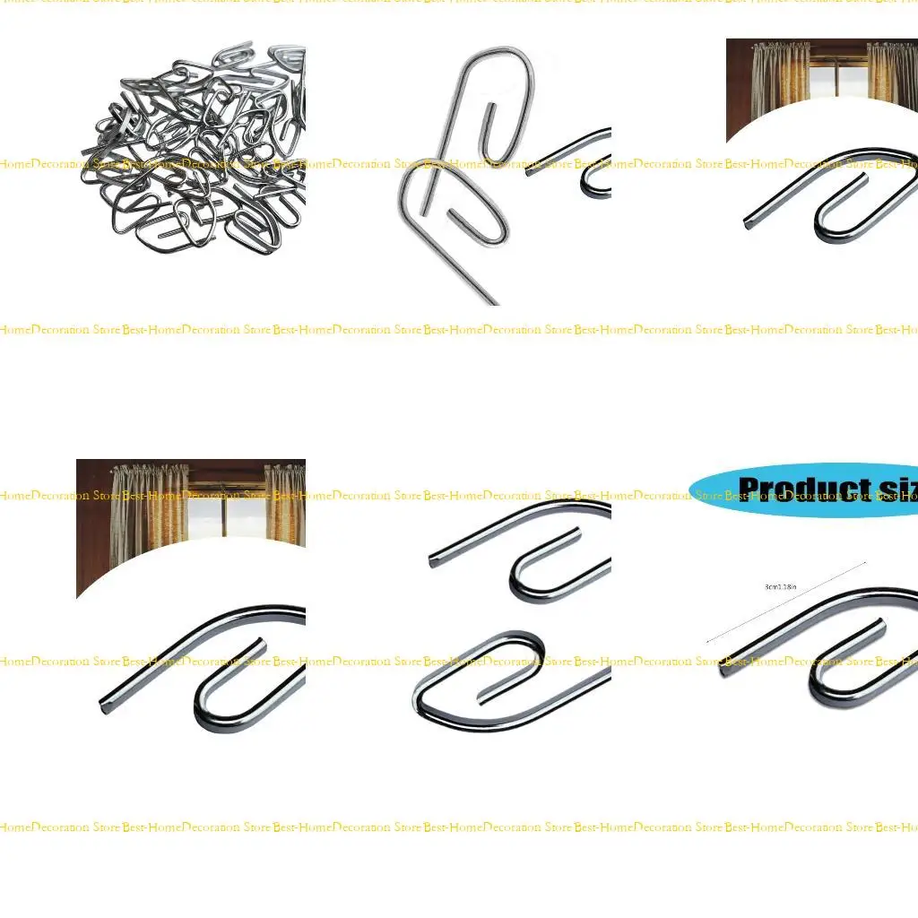 

12pd 50pcs прочный набор занавеса набор многоцелевых и простых в установке для улучшения домашней эстетики в нескольких