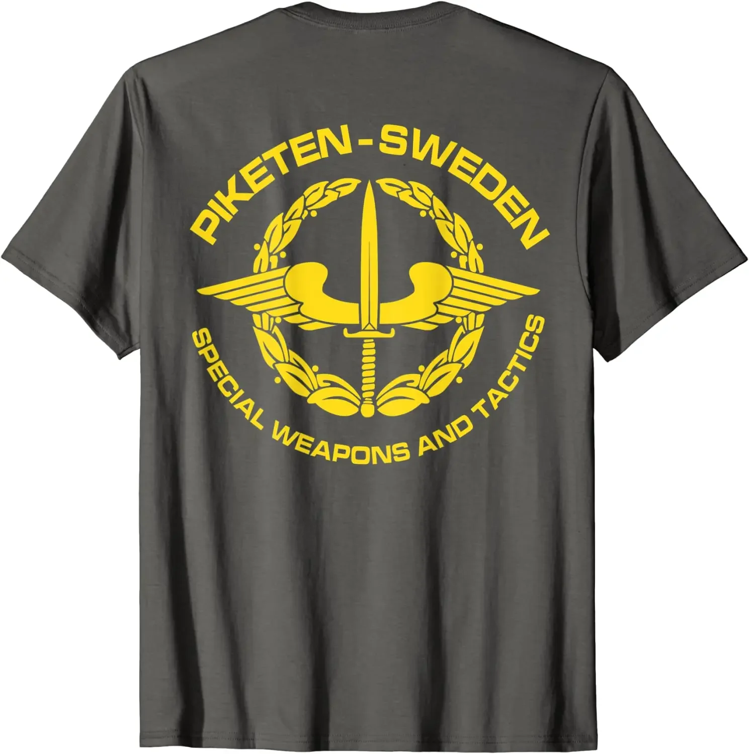 Summer Short Sleeve Casual 100% Cotton O-Neck Shirt  Sweden Piketen Swedish Special Forces  Swat T-shirt  streetwear  tops