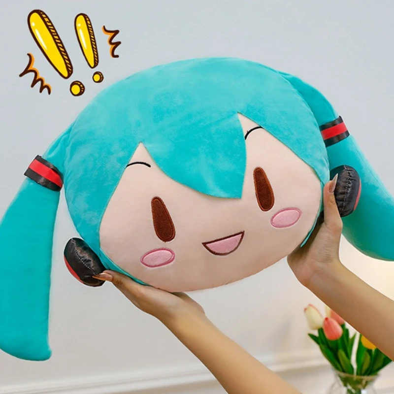 

Anime Hatsune Miku Doll Plush Pillow Cartoon Cute Hatsune Stuffed Plush Doll Children's Room Sleeping Companion Doll Pillow Gift