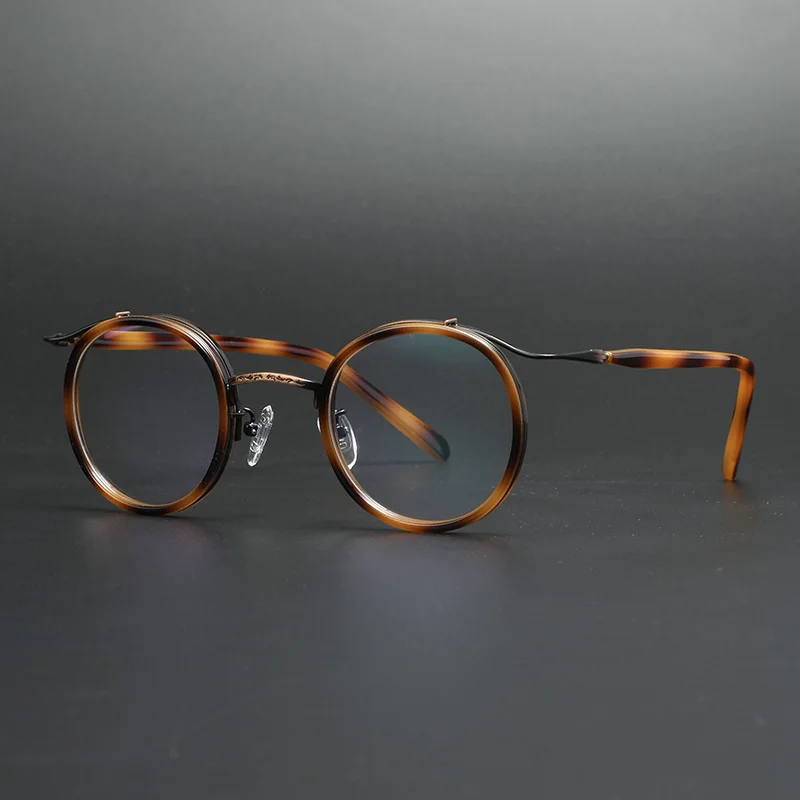 

Vintage Oval Myopia Glasses Men Women Ultralight Anti Blue Light Eyeglasses Frame Prescription Black Tortoise Reading Glasses