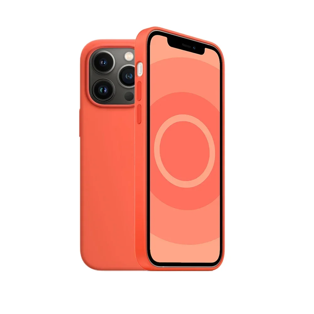 Etui z płynnego silikonu do 13Promax i 13mini z funkcją animacji i magnesu, kompatybilne z bezprzewodowym ładowaniem, ochronne etui na 13. — zdjęcie produktu 6
