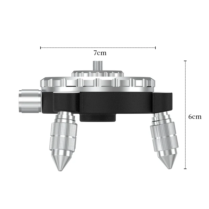 Imagem -04 - Suporte de Tripé de Metal com Rotação Ajustável Weiddw 12 16 Linhas de Nível Laser 360 ° Tripé com Base de Rotação