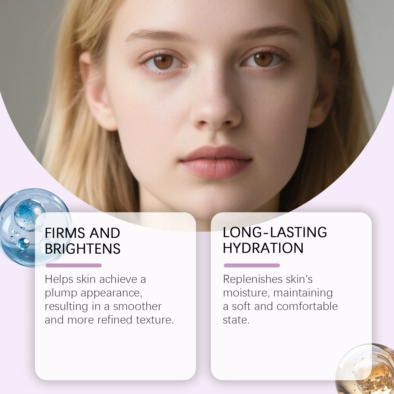 Moisturizing Corrector Cream Firming Brightening Lightweight Deep Hydration Skin Comfort Clear Moist Smooth Daily Skin Care 60g