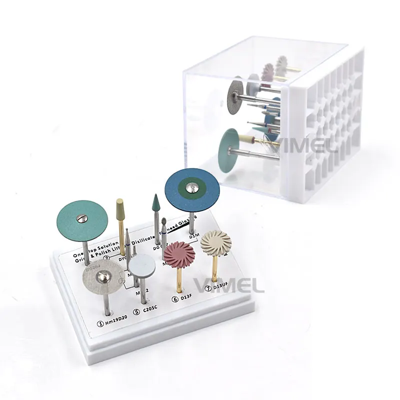 

Стоматологические лабораторные боры, набор для полировки и шлифовки спеченного дисиликата 3L04.2, алмазные лабораторные инструменты