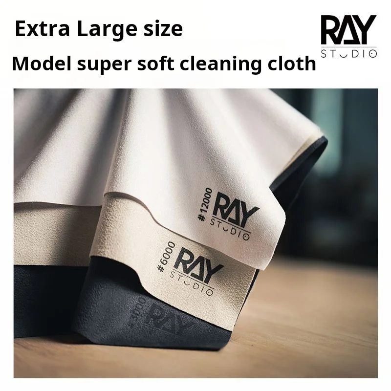 RAYSTUDIO Model Ultra-soft Polishing Cloth #3000 #6000 #12000 for Gundam Scale Model Figure Cleaning Cloth Size 300mm*300mm