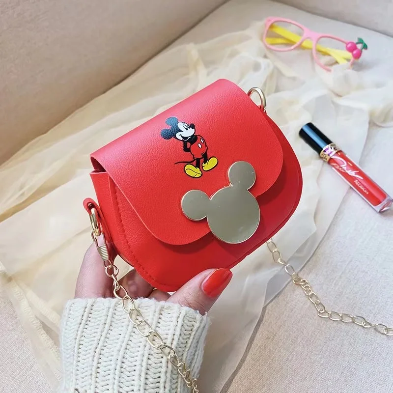 

New children's crossbody bag, cute princess Mickey, one shoulder fashionable small shoulder bag, trendy mini children's change