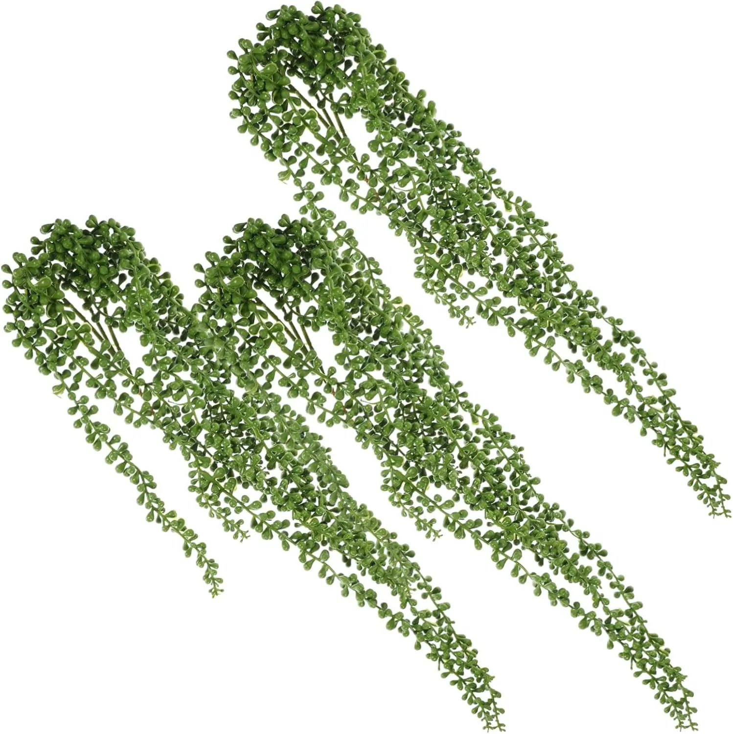 BESTYASH 3 шт. искусственные подвесные суккуленты растения имитация Rowleyanus виноградная лоза искусственная зелень домашний декор стены для дома свадьба Se