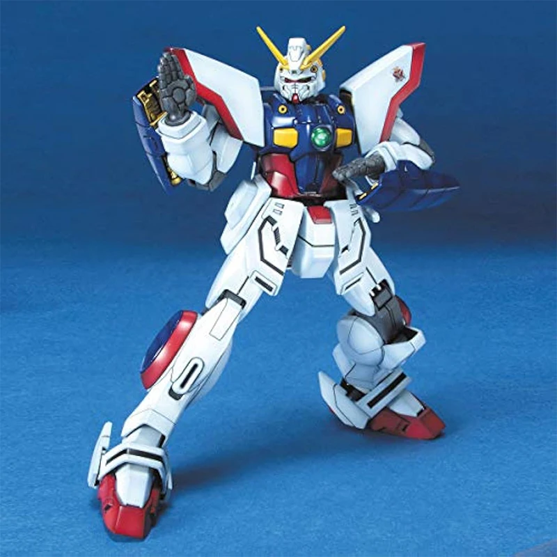 Bandai Genuine Gundam Modelo Kit, Gunpla Anime Ação Figura Brinquedos, Coleção Mg Gf13-017Nj Shining