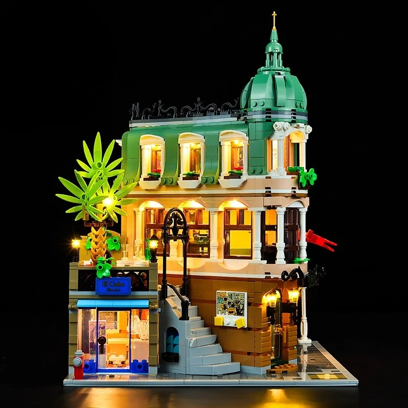 

LED Lighting Set Suitable for LEGO Boutique Hotel 10297 Building Blocks DIY Lamp Toys(Not Include Model Bricks)