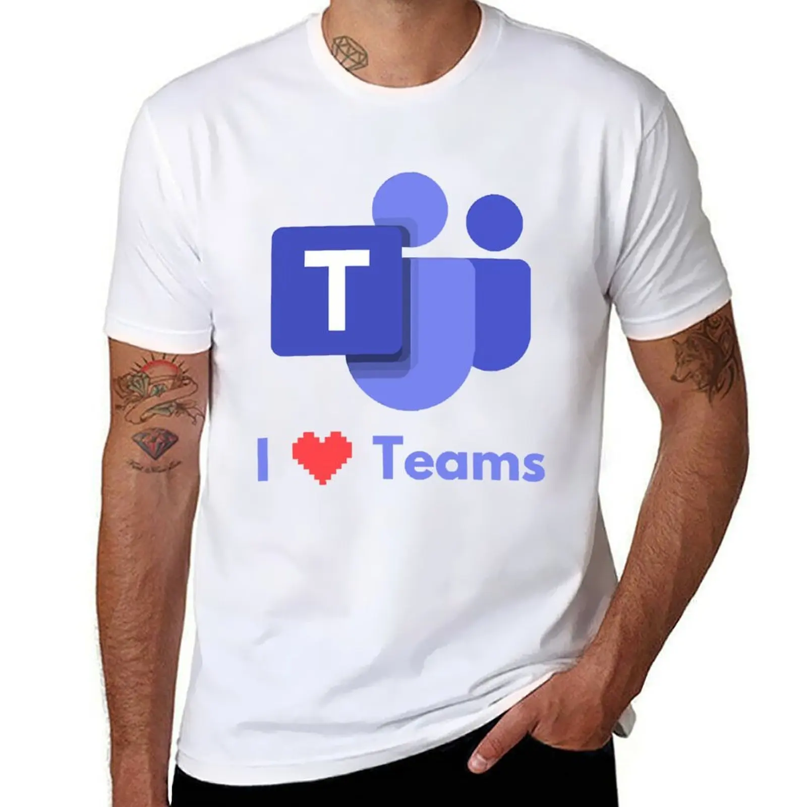 

I Love Teams - Micro_softs Teams Classic T-Shirt t shirts cotton 100% cotton tshirt 100% T-Shirt