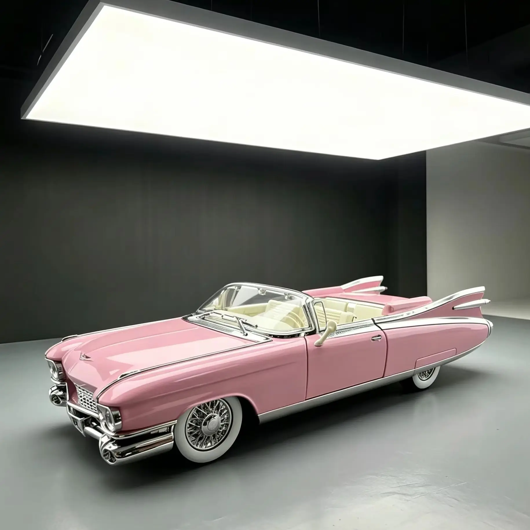 

1:24 Cadillac Classic Rocket Alloy Car Model, Pull Back & Light Effect, Realistic Diecast Toy, Birthday Gift for Boyfriend