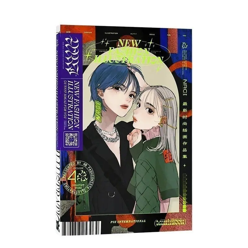 Japanese Version New Fashion Illustration Book Collection Of Fashion Illustrations By 40 Japanese Artists Album Art Book
