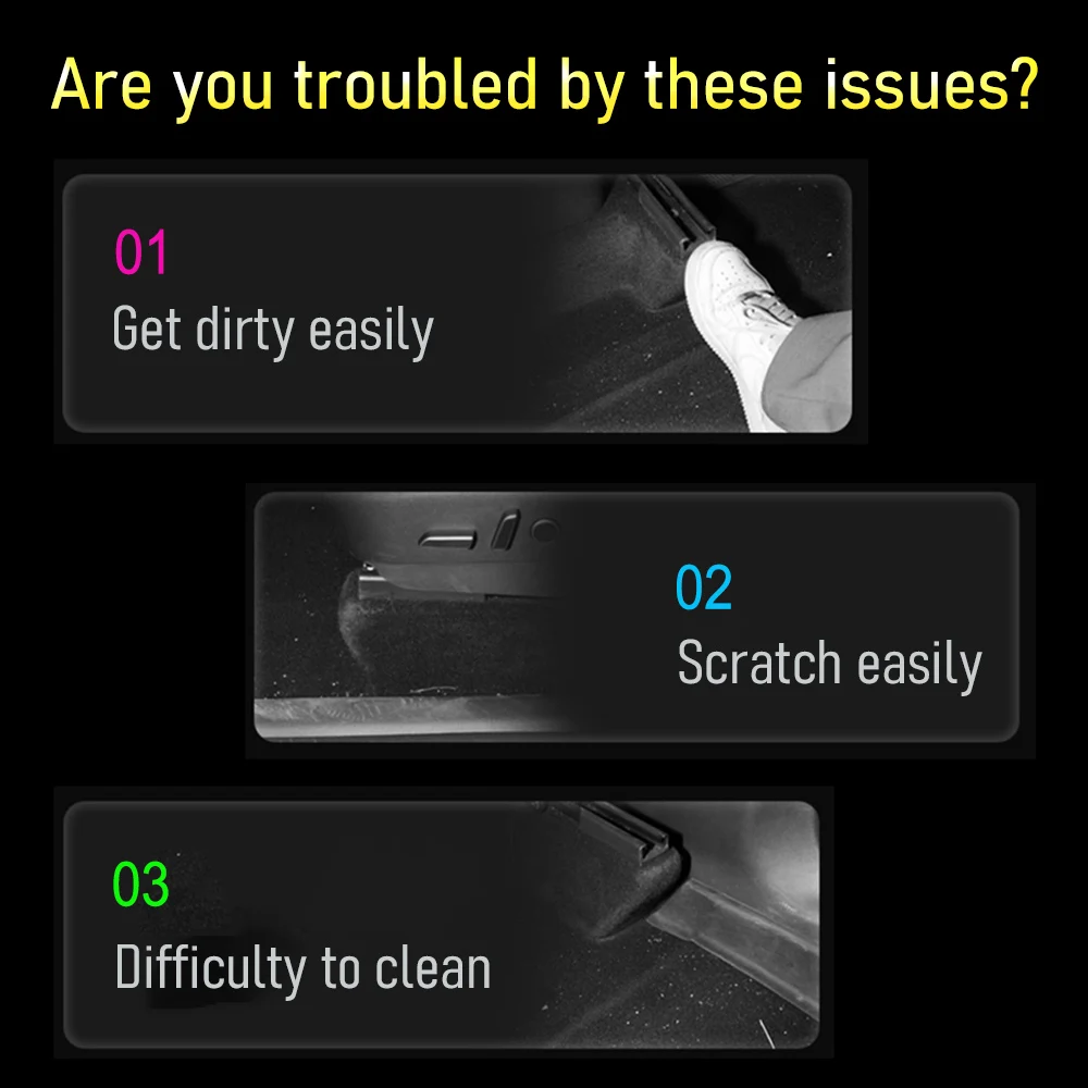 ل تسلا نموذج Y العرعر 2025 2026 اكسسوارات تحت مقعد غطاء حماية الزاوية مكافحة ركلة مكافحة القذرة وسادة ل تسلا نموذج Y إطلاق #3