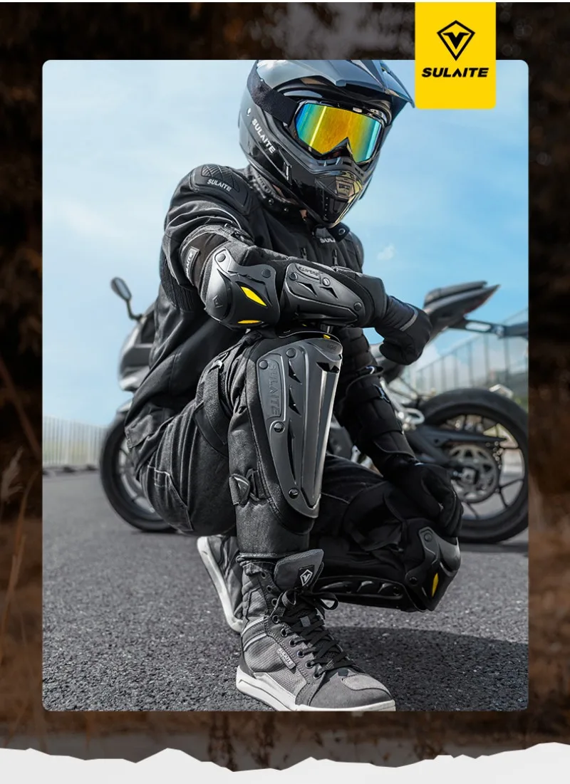 

Motorcycle Knee Pads Anti-Fall Motocross Racing Riding Protective Gear Knee Elbow Guards Windproof Outdoor Sport Equipment