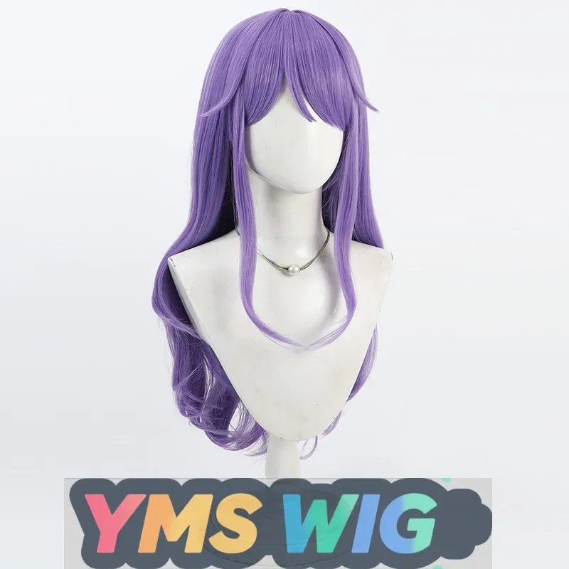 [YMS WIG] Peruka Cosplay Su Luxia z anime All The Scum Men Love Me, fioletowa, kręcona