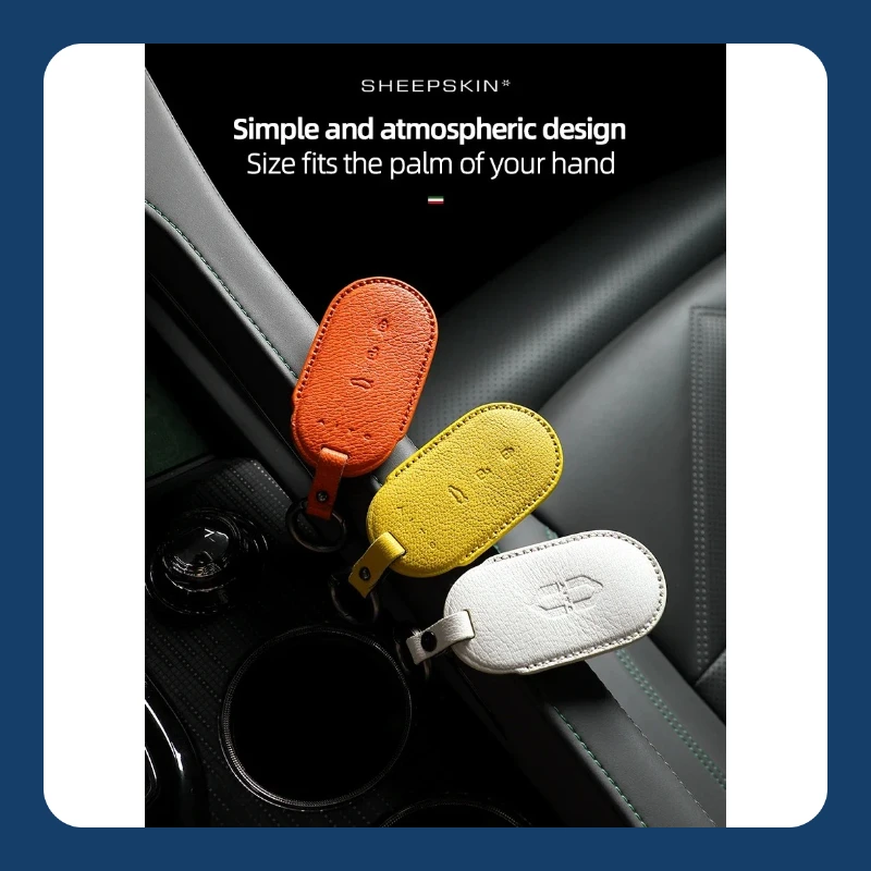 

Car Key Bag Case Cover For Aito M5 M7 2022 2023 Car Key Case 3 Buttons Smart Remote Protector Car Key Cover Accessories