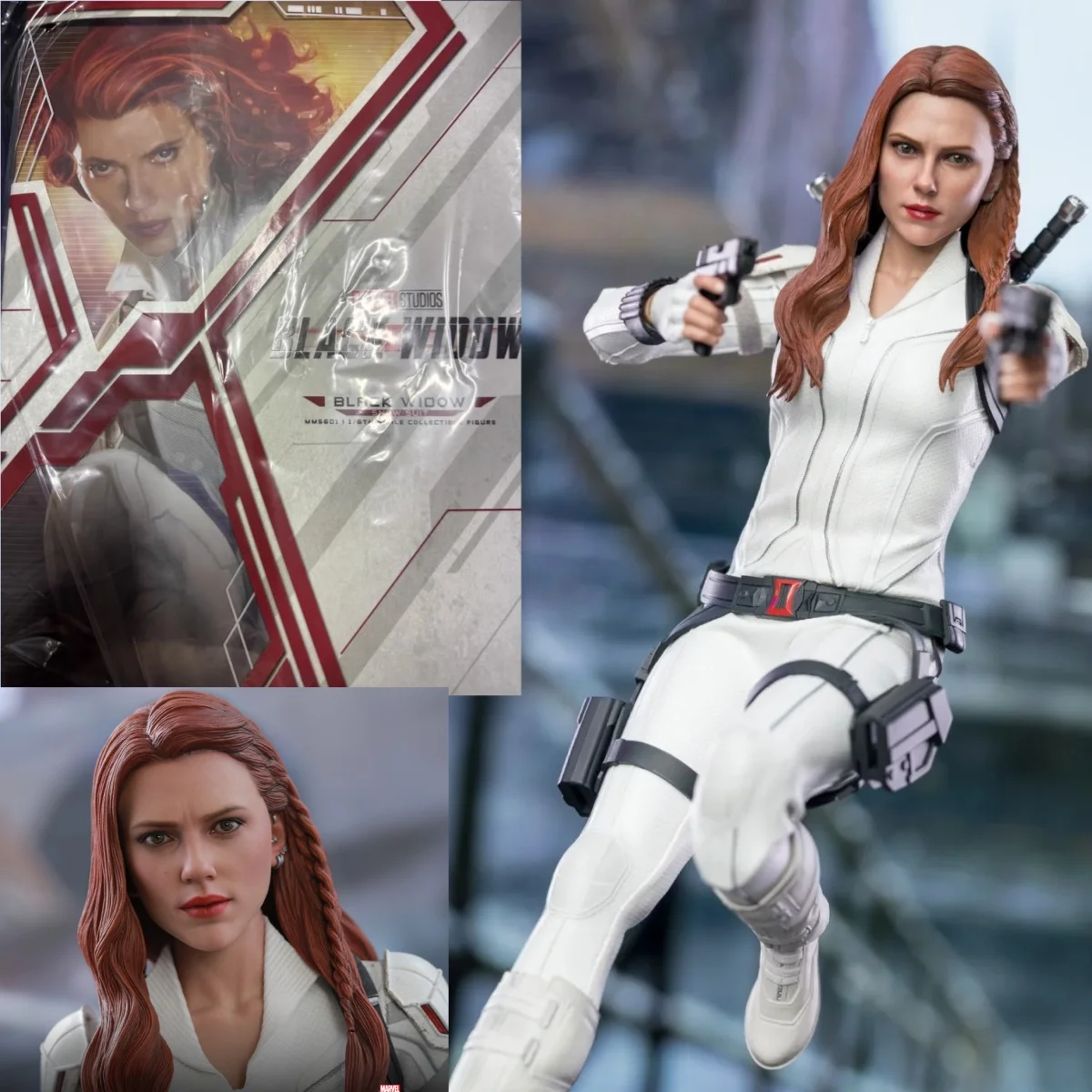 

In Stock Hot Toys HT Black Widow Black Widow Snow Suit 1/6 Scale Collector'S Doll Soldier Figure Ornament Mms601 Collection Toys