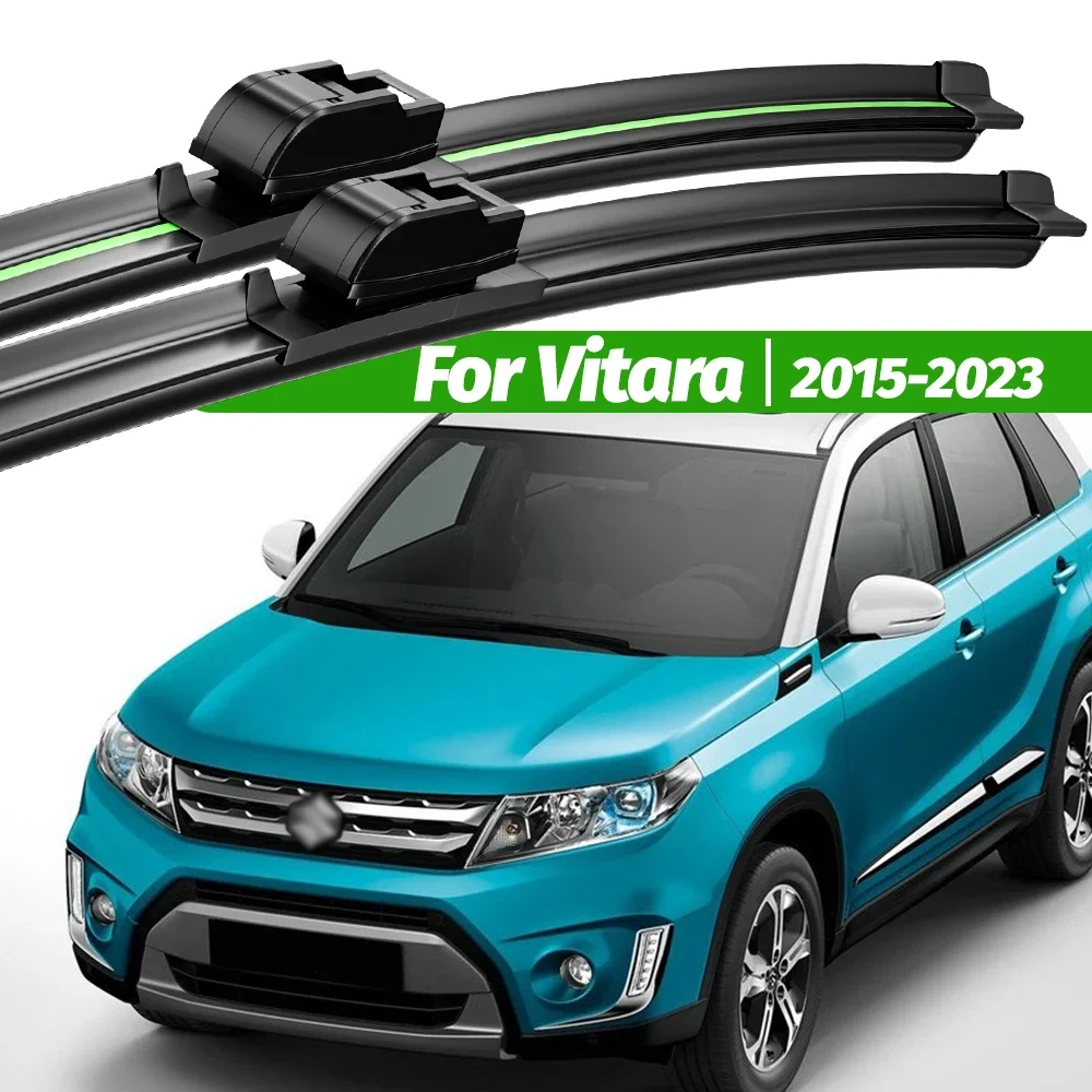 

For Suzuki Vitara 2015-2023 2pcs Front Windshield Wiper Blades 2016 2017 2018 2019 2020 2021 2022 Windscreen Window Accessories