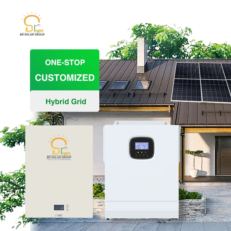 High-Capacity Battery Energy Storage Solar Kit 5kw Off-Grid Solar Power System for Off-grid Power Supply