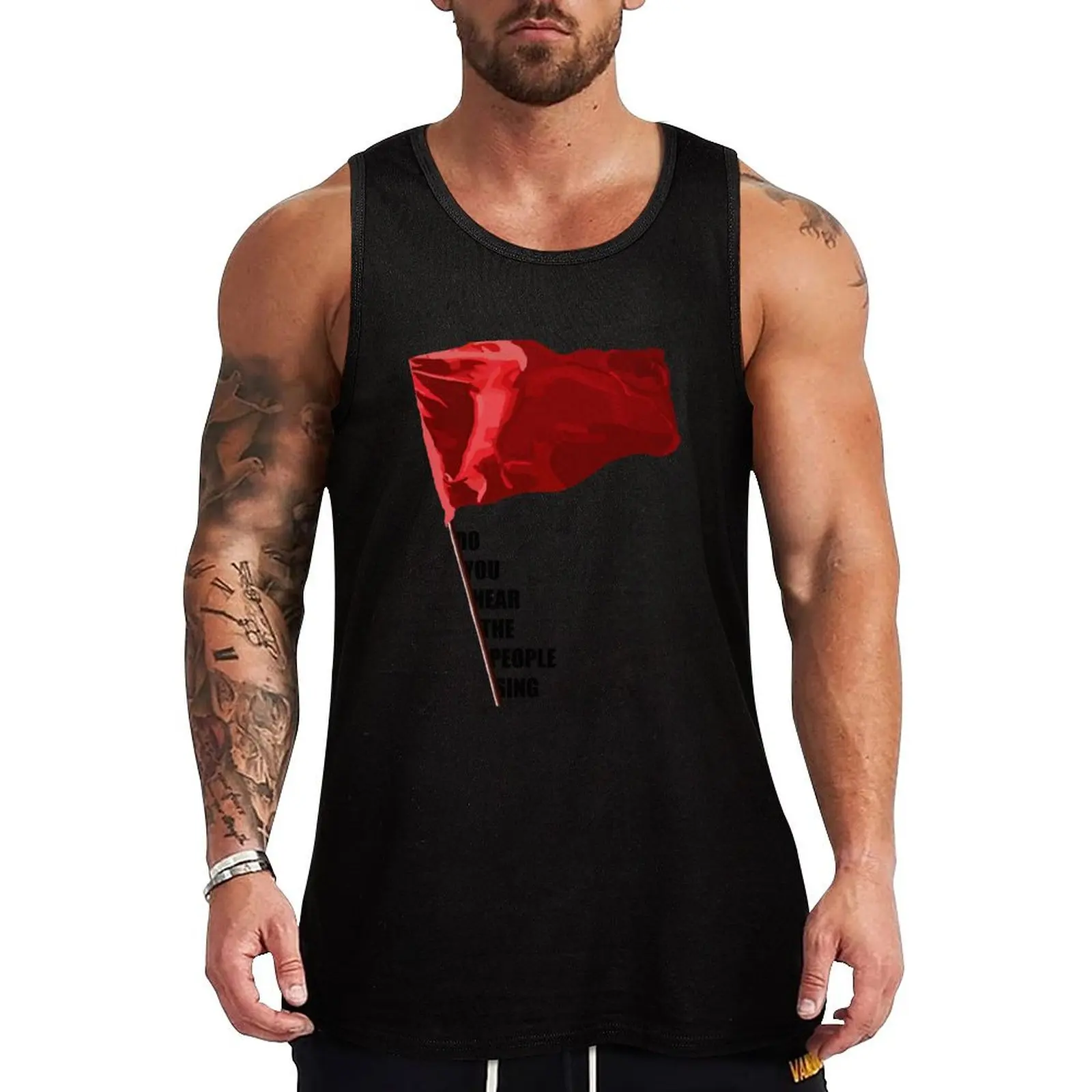 

Do You Hear The People Sing - Les Miserables Tank Top Men's vest sleeveless tshirts for men Clothing