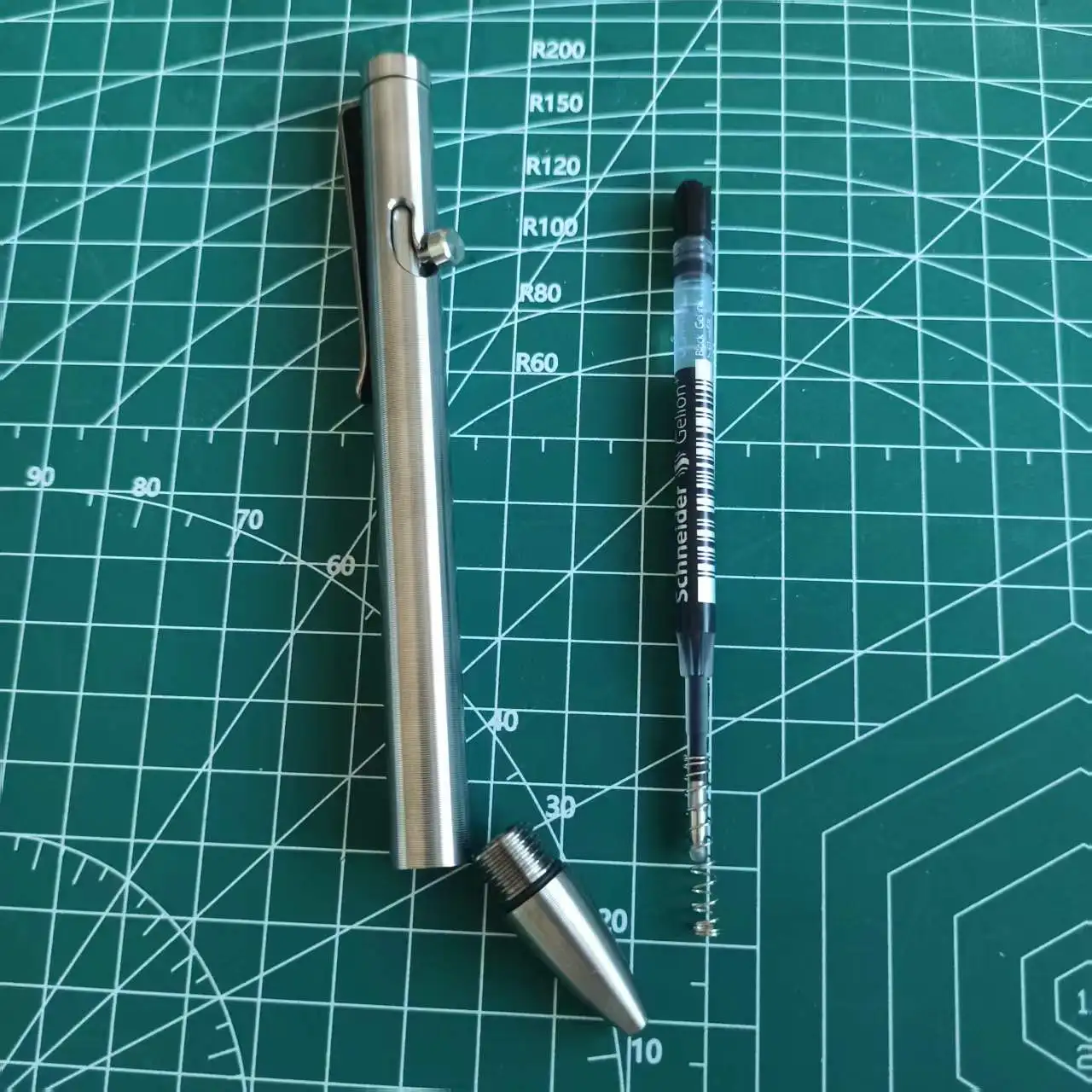 

Тактическая ручка EDC из титанового сплава, шариковая ручка с многофункциональной ручкой для письма, подарок