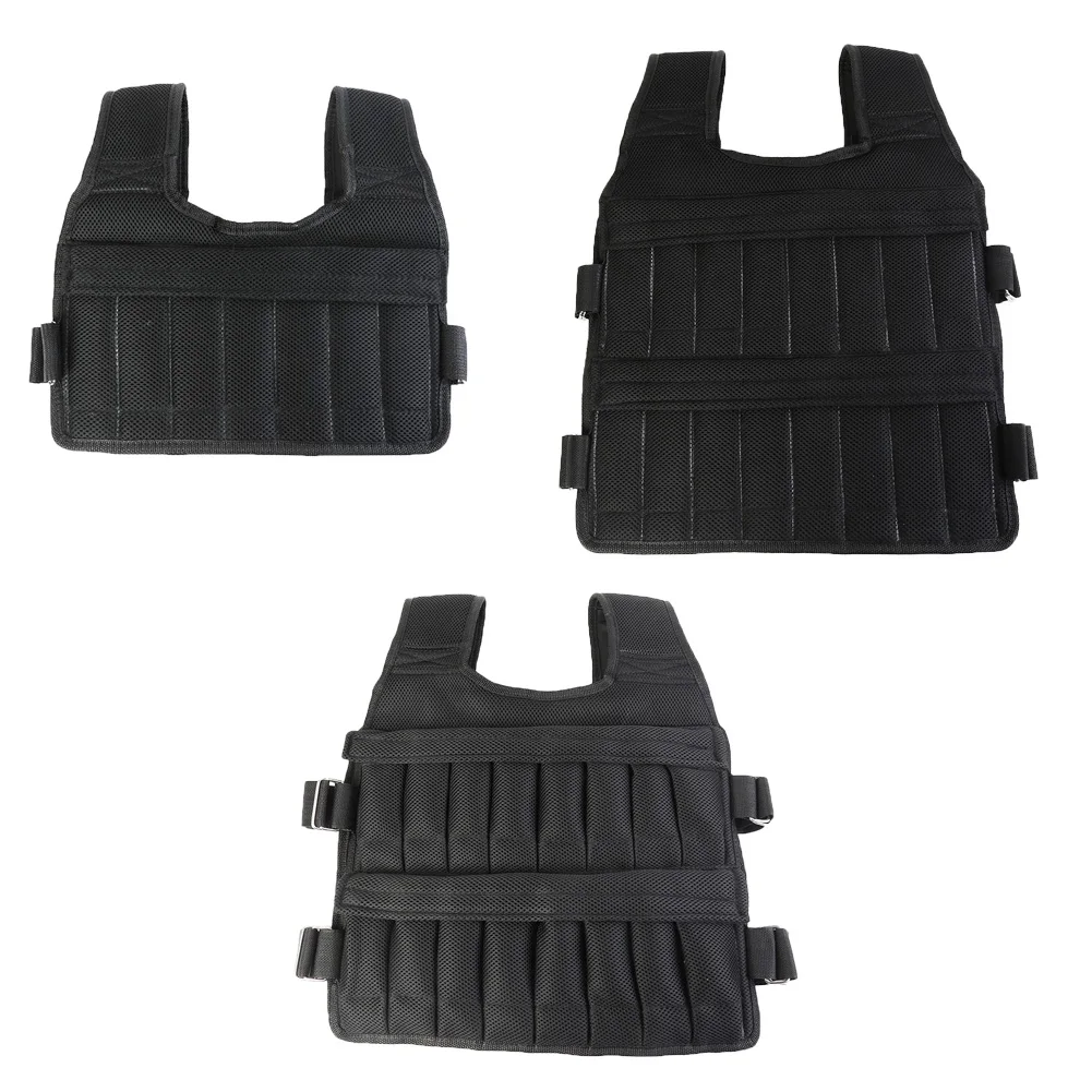 Chaleco ponderado de 3/15/35kg, chaqueta de entrenamiento ajustable, chaleco de ejercicio ponderado para correr, entrenamiento, trotar y caminar