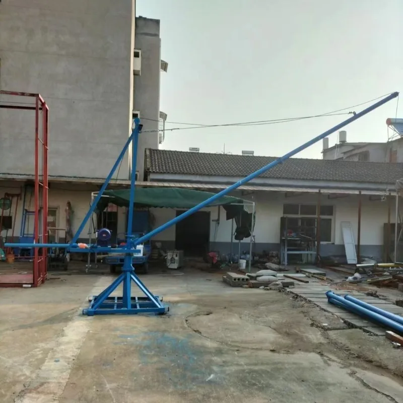 Custoimzable Fish Pond Hoist Home Electric Hoist Crane Small Lift Construction Renovation Outdoor Brick Lifting Machine