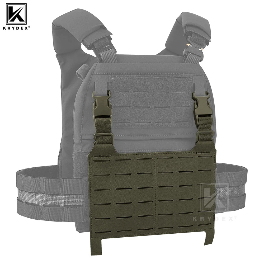 

KRYDEX Тактическая передняя панель MOLLE со съемным клапаном, адаптируемая пряжка с крючком G для охотничьего жилета, переноска на груди, аксессуары для снаряжения