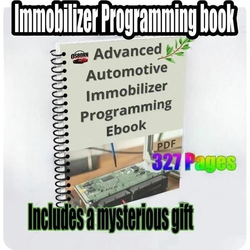 Hot Advanced IMMO BOOK Automotive Immobilizer Programming Ebook 327 Pages PDF Check/Diagnose/Repair Car Control Box ECU Teaching
