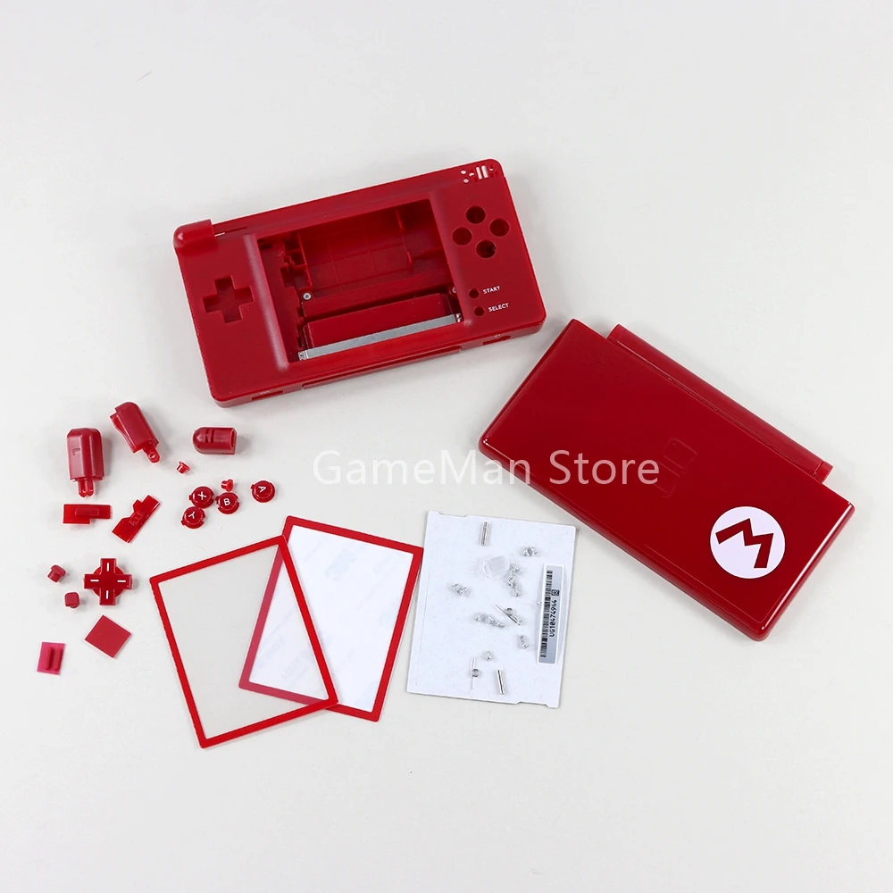 Conjunto completo de capa de substituição para nintendo ds lite, conjunto com botão, para edição limitada