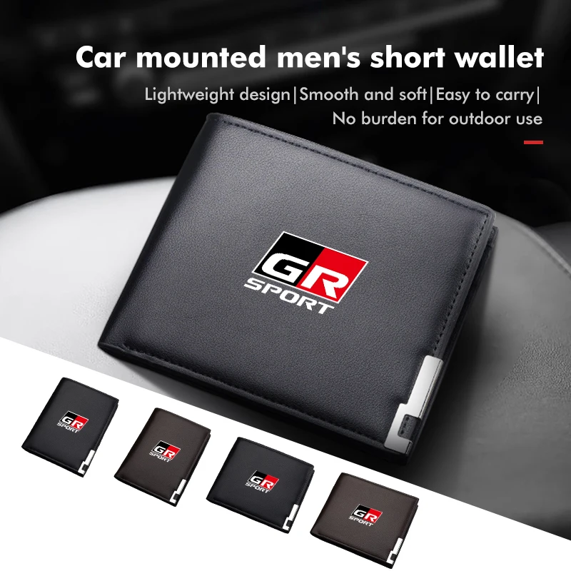 For Toyota Car Driving Documents Credit Card Holder Driver License Bag Storage Bag GR Sport Gazoo Racing Yaris 86 Corolla Hilux