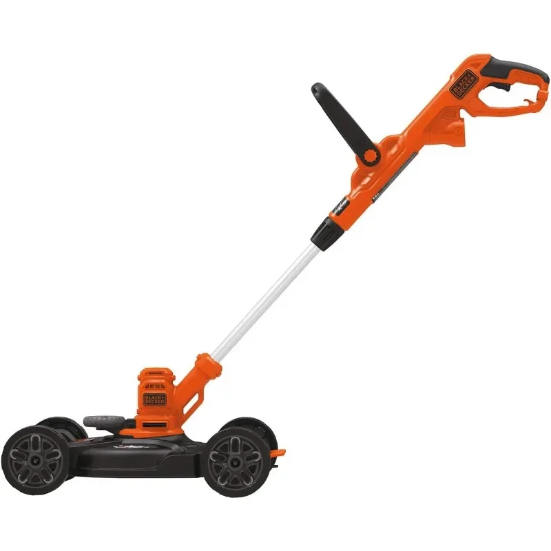 For BLACK+DECKER Electric Lawn Mower, String Trimmer, Edger, 3-in-1, Corded (BESTA512CM)