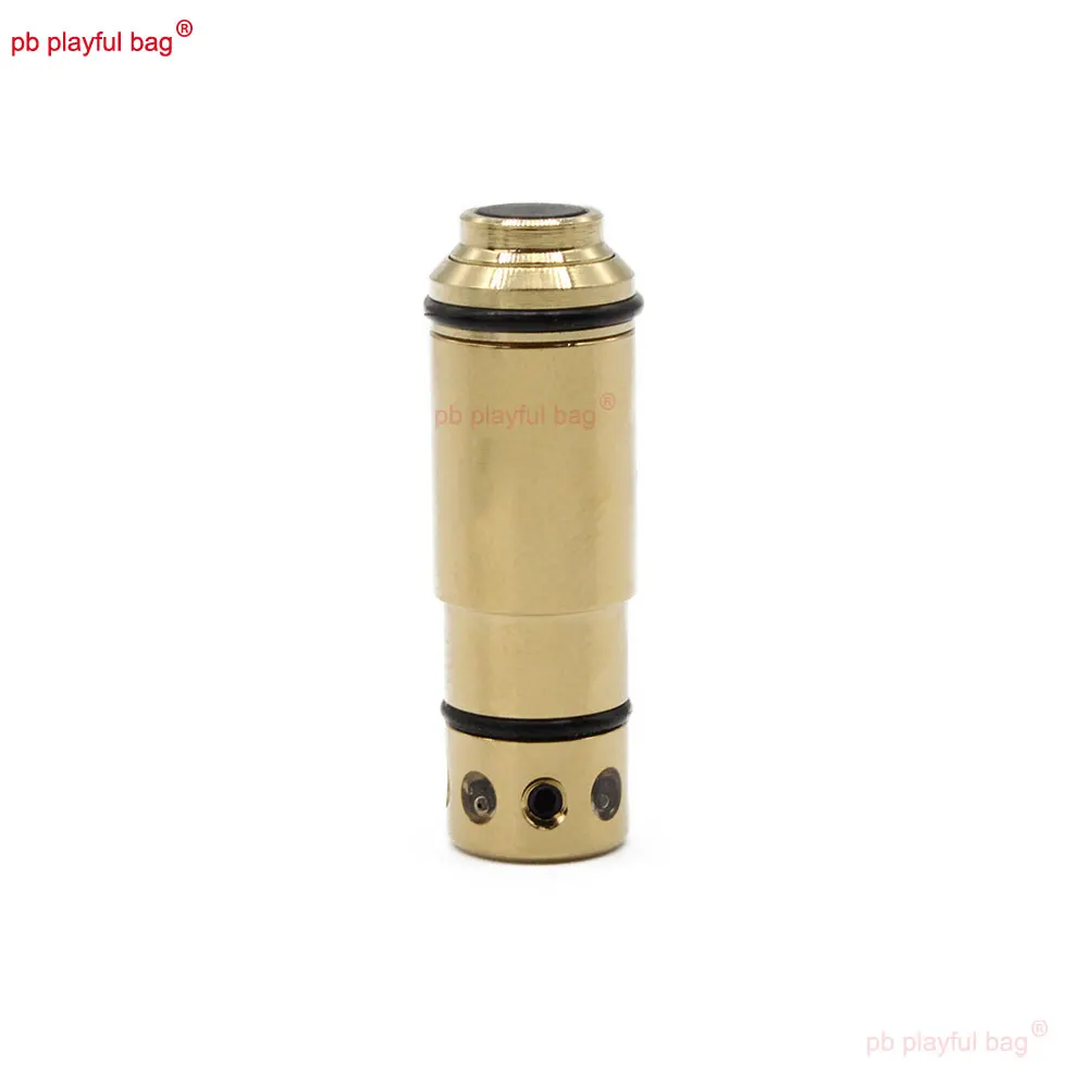 Sac de comparateur de jeu Pb, sports de plein air, viseur à point rouge, laiton, visée, entraînement, balle laser 2MW, nouvelle tête plate 9mm, accessoires de jouets QG415