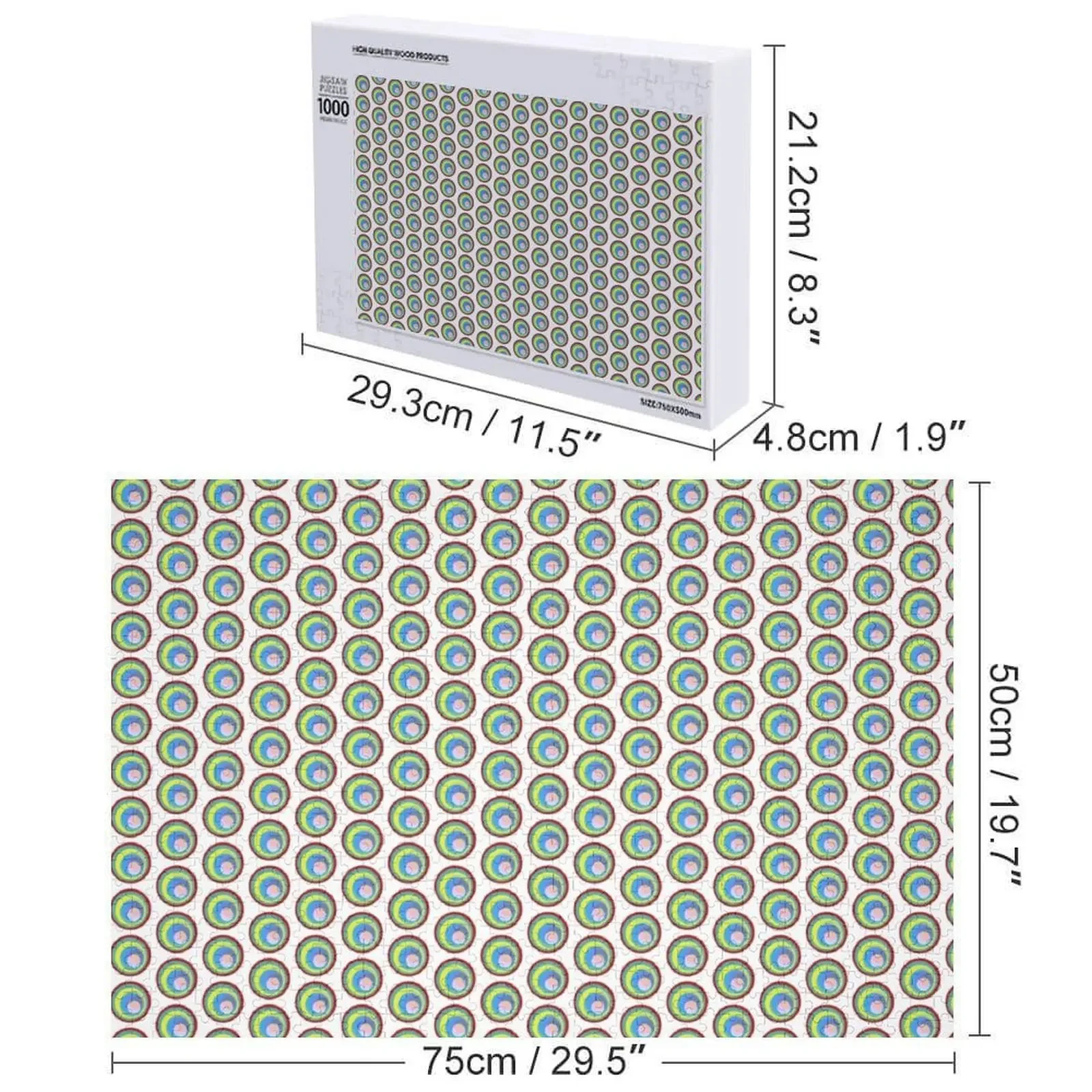 Puzzle con bersaglio in movimento Animali in legno Giocattoli personalizzati personalizzati per bambini Puzzle