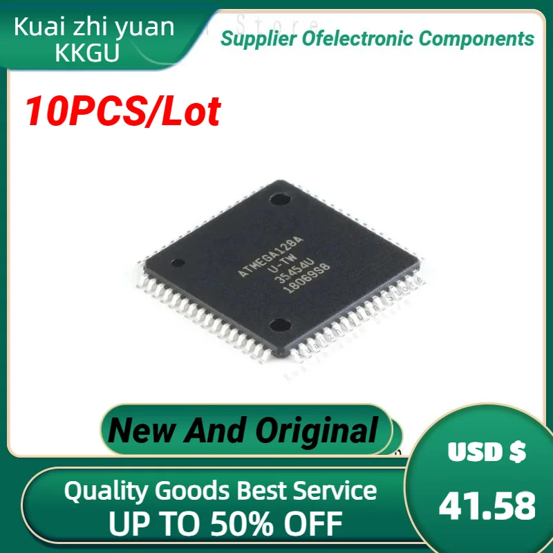 

10PCS/Lot New And Original ATMEGA128A-AU ATMEGA128A-A ATMEGA128A-U IC MCU Chip AT QFP-64 TQFP Chipset Quality Goods