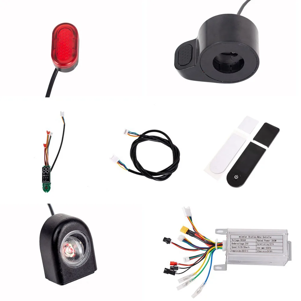 36V 350W Electric Scooter Controller Kit With Dashboard Accelerator Brake Handle For E-Scooter Replacement Parts Accessories