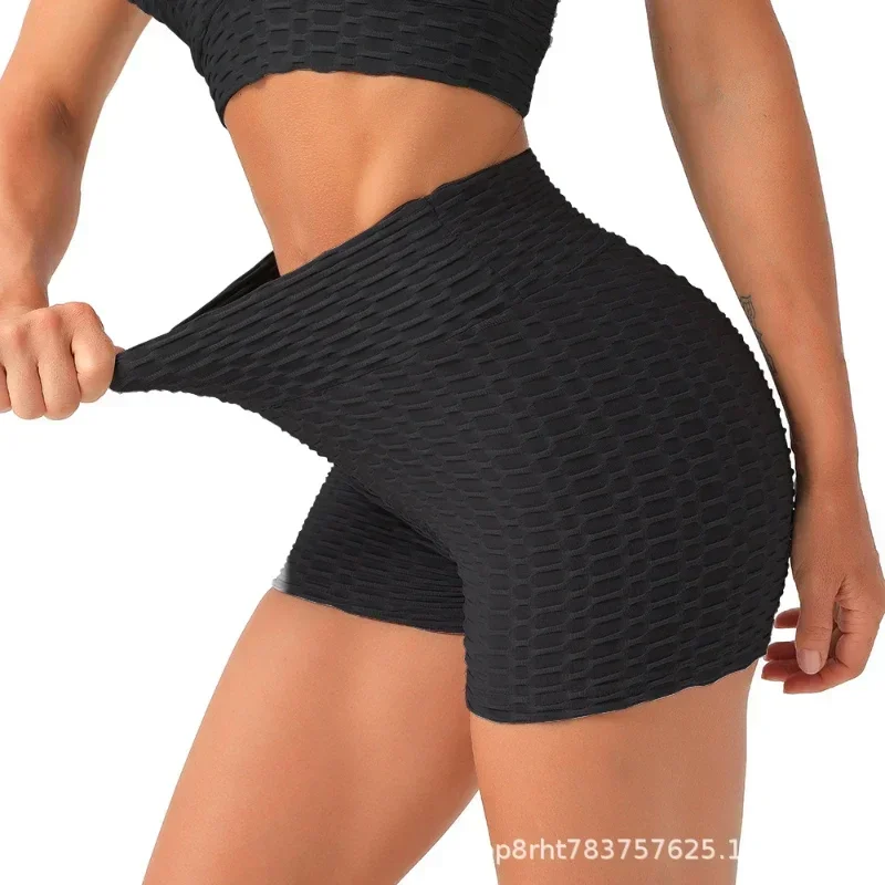 Women Sport Shorts Yoga Clothing Gym High Waist Push Up Running Yoga Pants Quick Dry Fitness Seamless Hip Lift Tight Sportswear