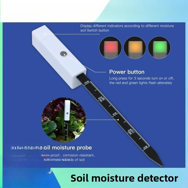 Portable Soil Moisture Meter Soil Water Content Tester for Gardening Potted Plants Farming Soil Testing