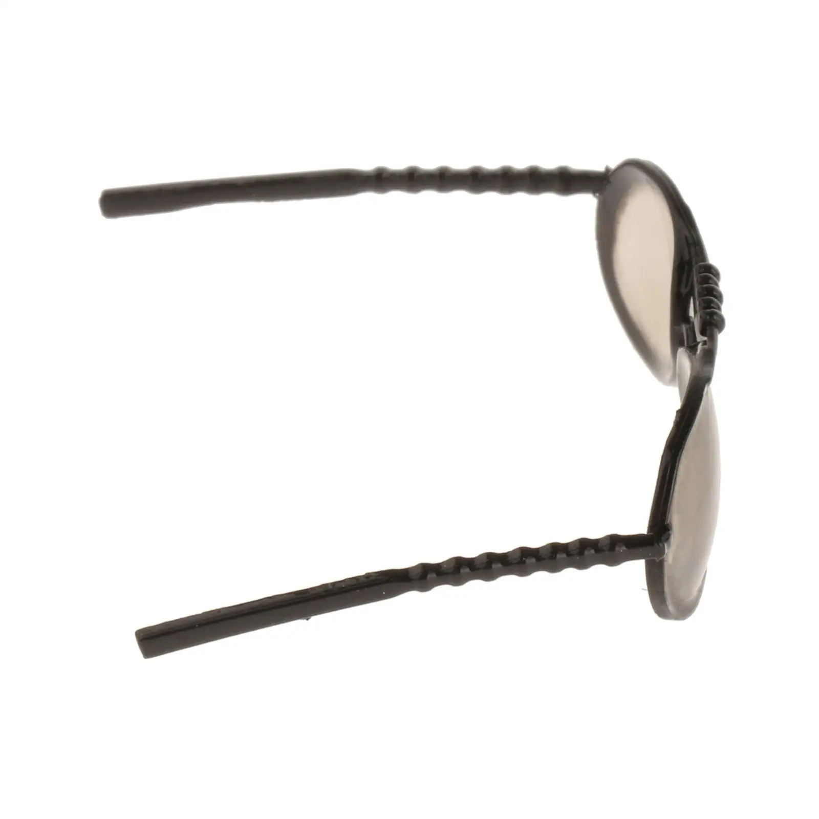 1/6 Pair of Vintage Round Glasses Sunglasses Alloy for 12inch Action Figure Dress-up Costume